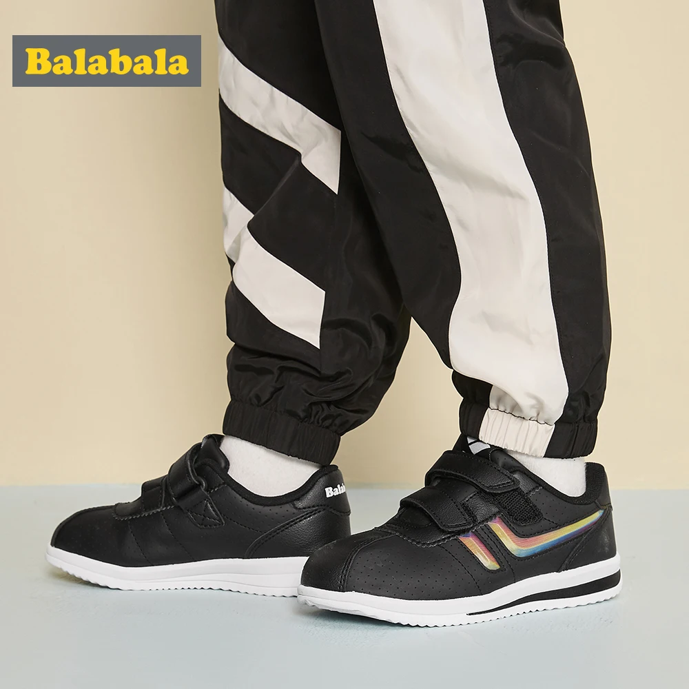 Balabala/Новинка весны 2019 Детская обувь Спортивные кроссовки для маленьких девочек