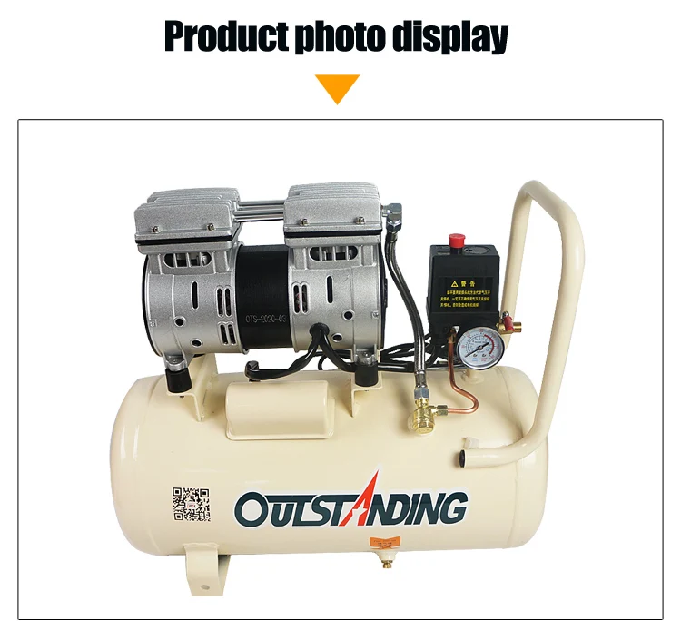 

Industrial Outstanding oil-less oil-free air compressor 550W 30L 0.7MPA Quiet High-pressure Pump Tattoo Manicure Spraying Gun