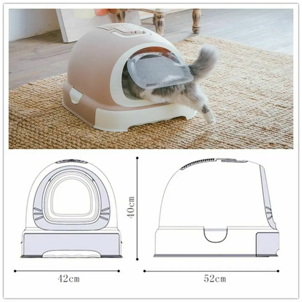 Контейнер для кошачьего туалета домашний бокс с песком кошек закрытым лотком