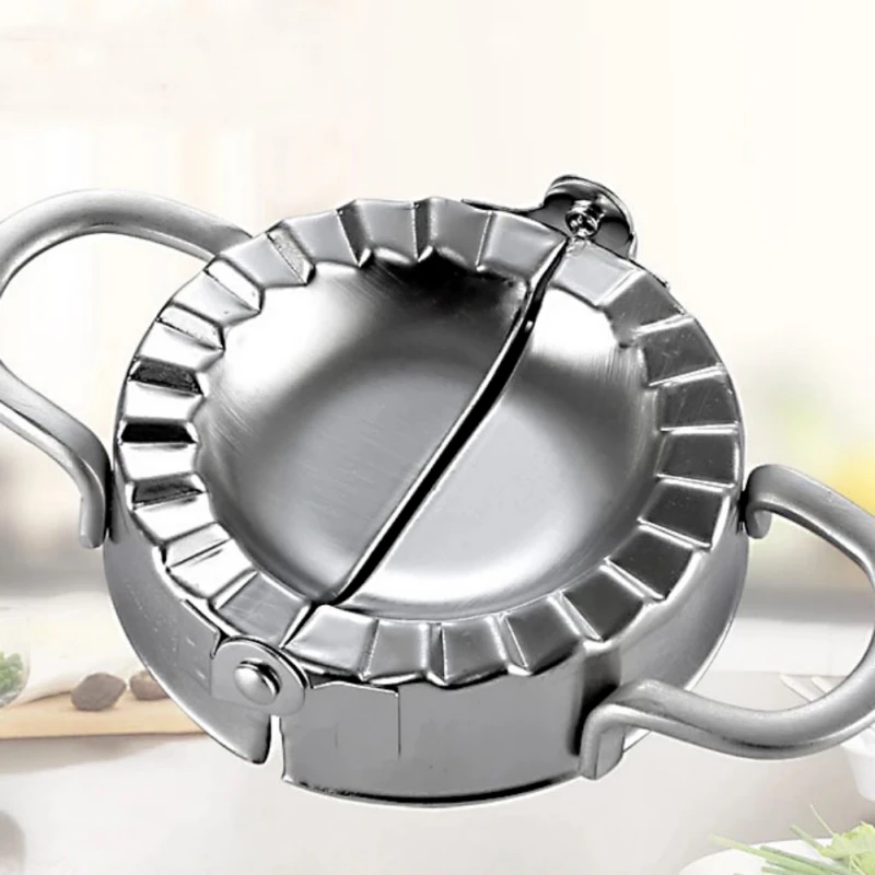Pastry Tools 304 Stainless Steel Dumpling Maker Wraper Dough Cutter Pie Ravioli Mould Kitchen Accessories | Дом и сад