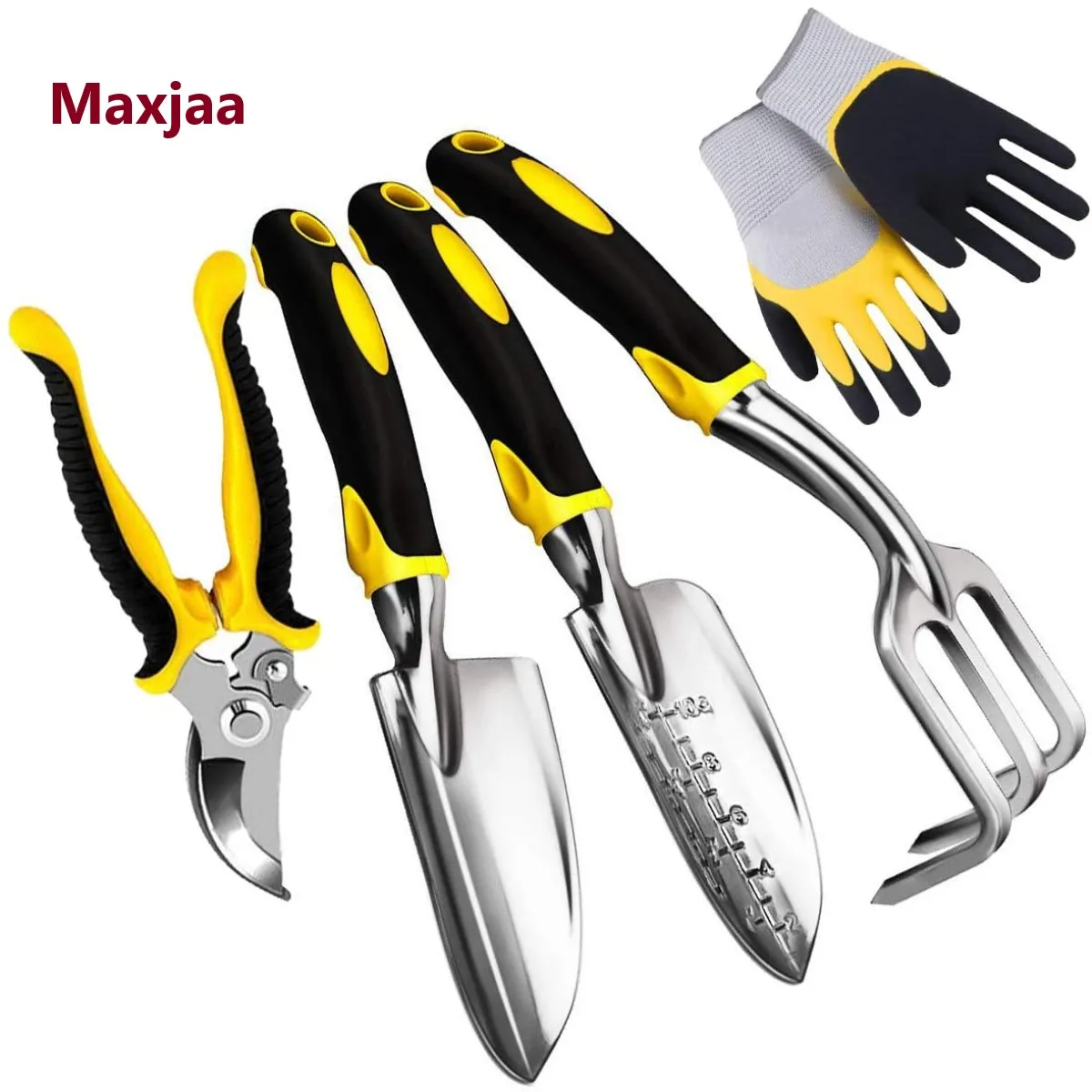 

Maxjaa 5 шт. плантация ручной шпатель, пересаженный мастерок, культиватор, инструмент для прополки сада, лужайки, пересадки