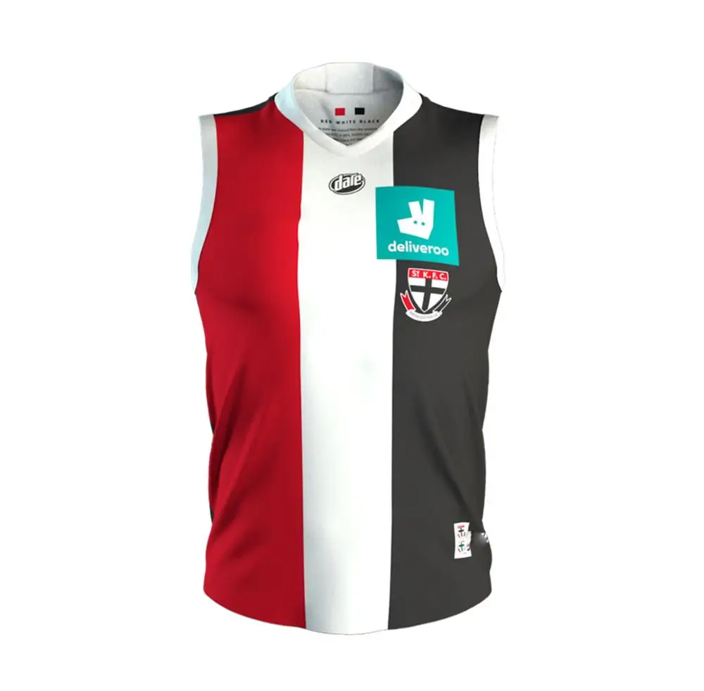 

RESYO FOR St Kilda 2020 Adults Onfield Home Guernsey Rugby Jersey S-3XL