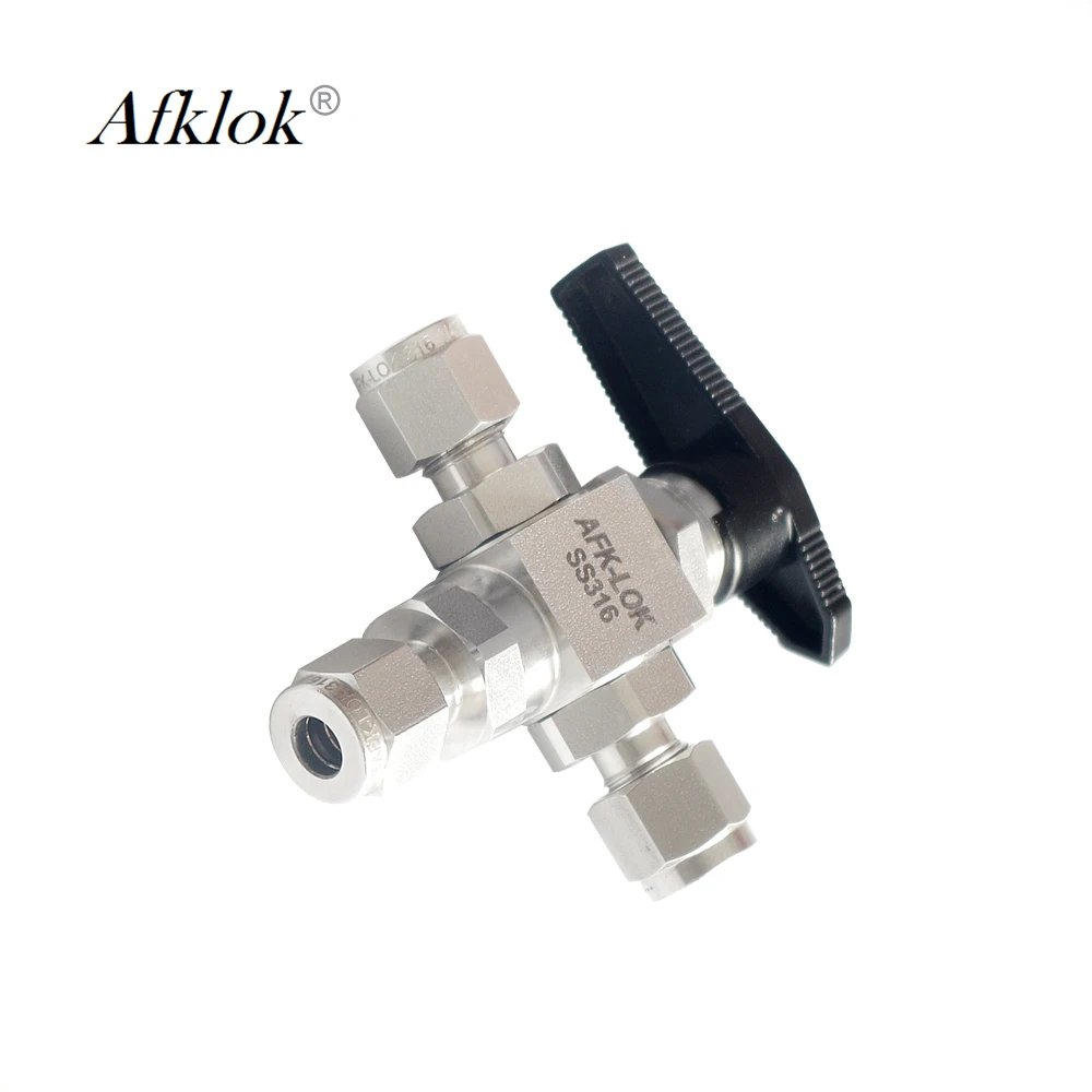 

High Pressure SS316 Three Way 3000 psi Gas Stainless Steel Ball Valve