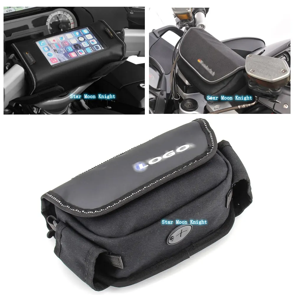 For BMW R1200RT LC R1250RT Motorcycle Cockpit Bag Handlebar Bag Storage Package K1600GT R1100R Waterproof Bag Travel Bag