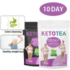 Напиток для похудения Mulittea 10 Day Keto Detox Teabag, для похудения, снижения вздутия живота и запора, очищение толстой кишки, продукт для здорового ухода