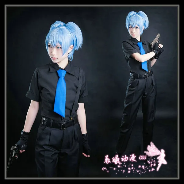 

Костюм для косплея из аниме «Новая школа убийц», Ansatsu kyoushitsu Shiota Nagisa, парик, костюмы на Хэллоуин для женщин/мужчин для взрослых