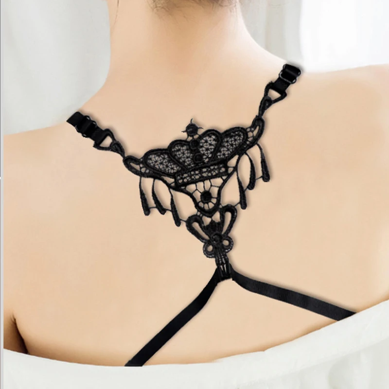 

Fashion Lace Bra Straps Intimate Accessories Underwear Straps Shoulder Straps Cross Shoulder Girdle Women Girls Adjustable Bra