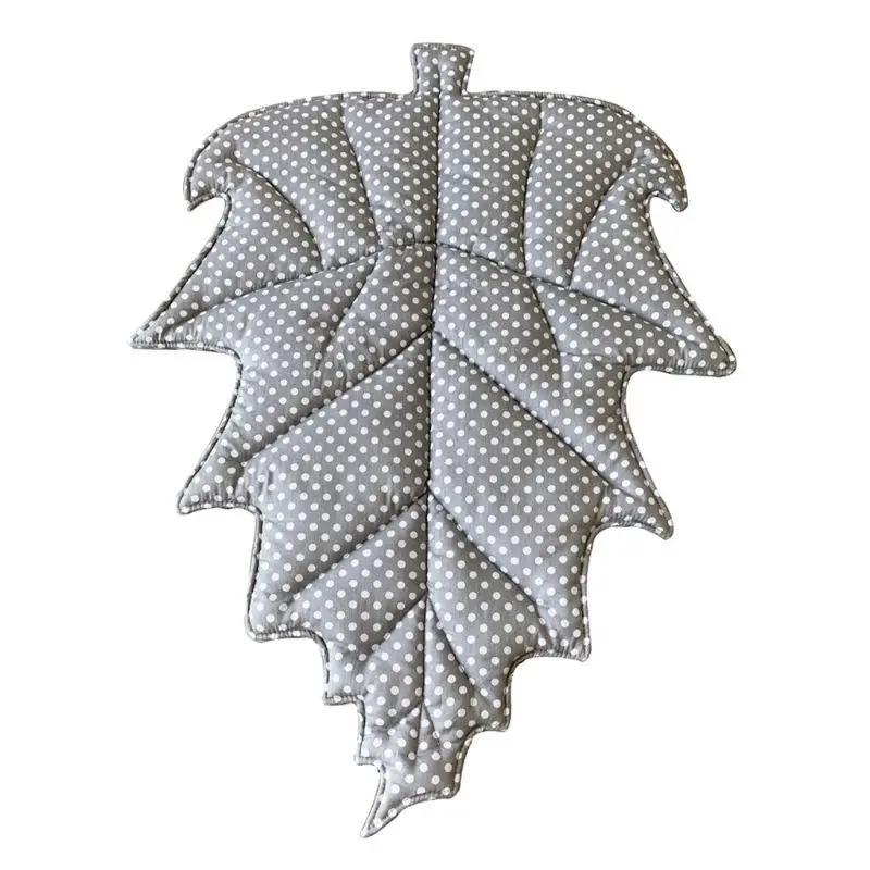 

Baby Kids Play Mat Leaf Shape Carpet Newborn Crawling Blanket Cotton Floor Rug