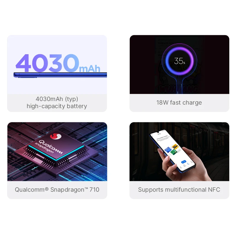 Мобильный телефон Xiaomi Mi 9 Lite, 6 ГБ, 64 ГБ, глобальная версия, Snapdragon 710, 32 МП, AI, Селфи, 48мп, тройная камера, 4030 мА/ч, 18 Вт, быстрая зарядка
