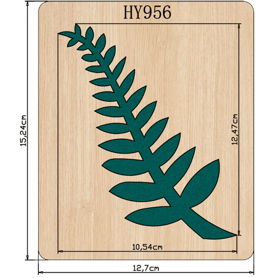 

Green leaf cutting dies 2019 die cut &wooden dies Suitable for common die cutting machines on the market