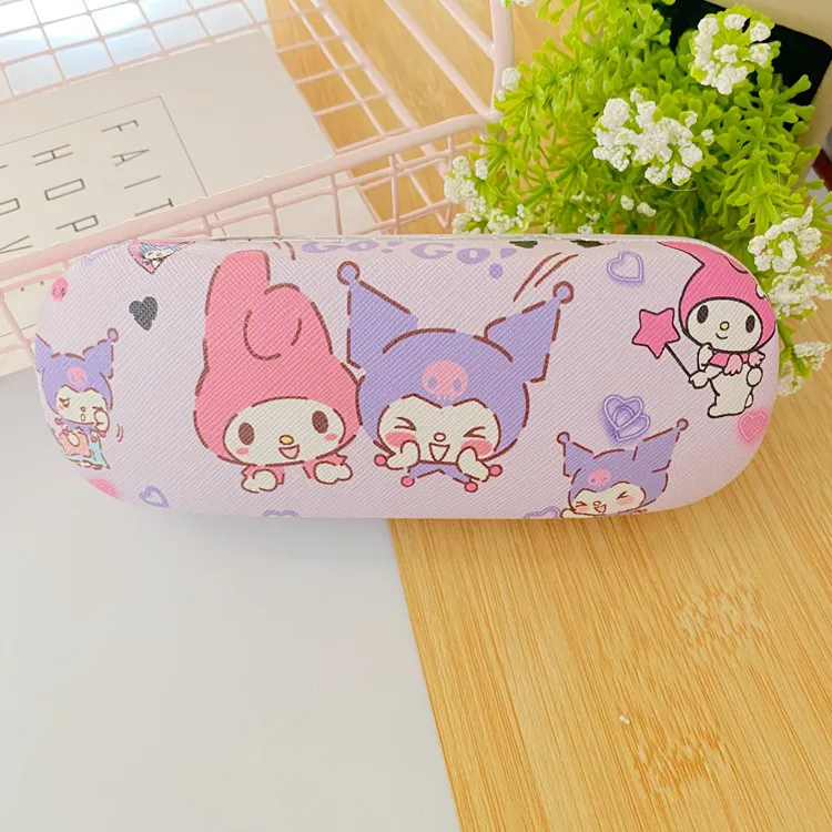 Sanrio hello kitty милый Коричный чехол мелодия Kuromi Желейный мультяшный ящик для
