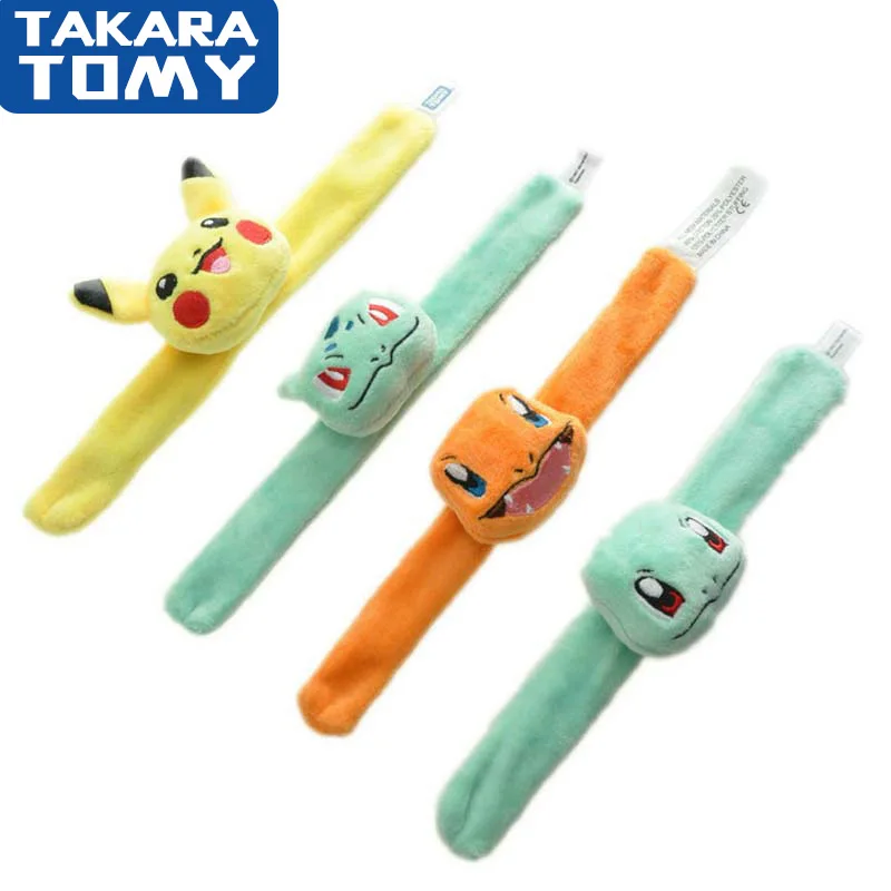 

Pokemon Pikachu Plush Wristband Bracelet Genie Turtle Doll 1.5mm Crystal Super Soft Pop Circle Holiday Dress Up Birthday Gifts
