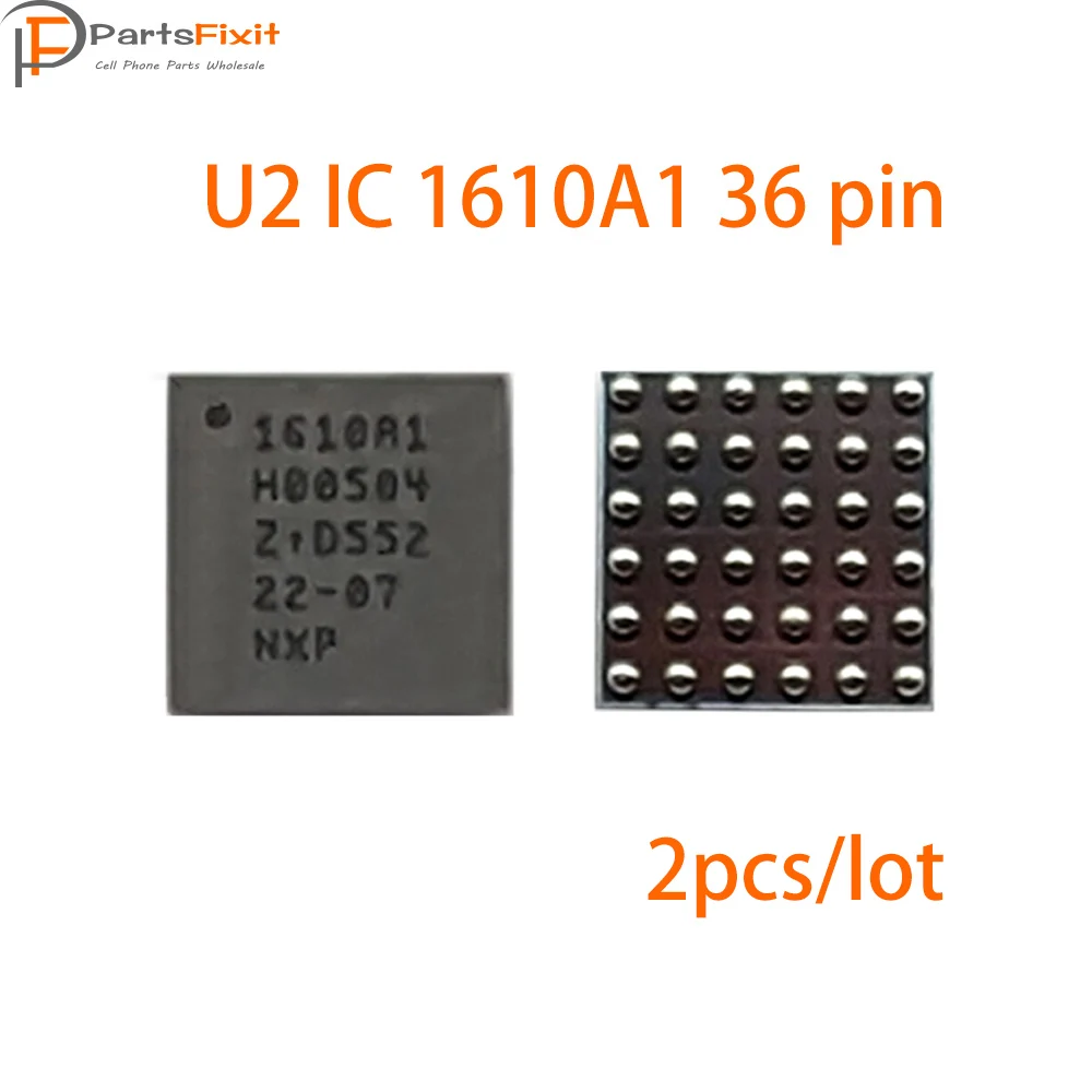 

2pcs/lot USB Charging U2 IC 1610A1 36 pin for 5S 5C Charger Power IC Replacement