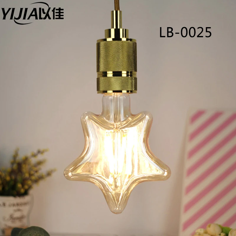 Винтажный светильник Эдисона Светодиодная лампа e27 e14 220v 1 8 w 4w Рождественский