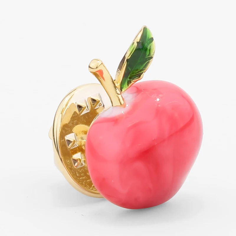 

Fashion Peach Brooch Pins for Women Party Gifts Red Fruit Brooches Clothing Accessories The candid Small Pins Weddiing Jewelry