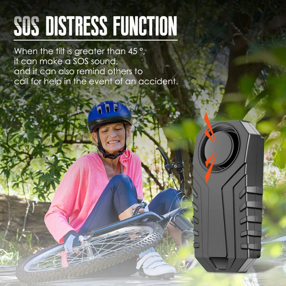 Bicycle System Alarm Bike for Electric Garage Wireless Anti-Theft Motorcycle Security Home Car Moto Bite | Безопасность и защита