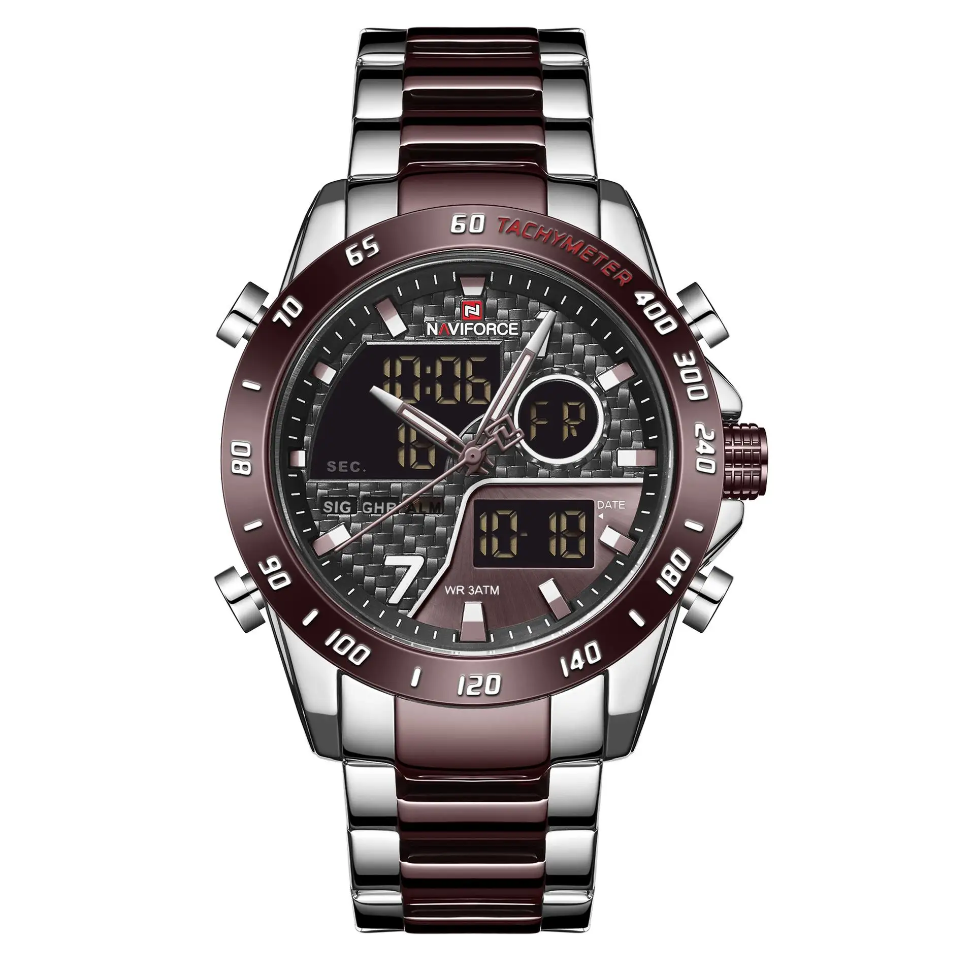 

2021 Student Sports Watch New Concept Creative Waterproof Quartz Watch Mesh Belt Calendar Men's Watch Fashion Business Watch