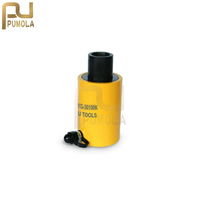 20-тонный гидравлический домкрат односторонние полые поршневые цилиндры |