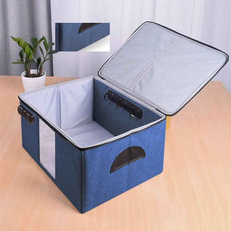 waterproof a4 documents storage bag foldable office business briefcase mens certificate phone handbag travel organize accessory free global shipping