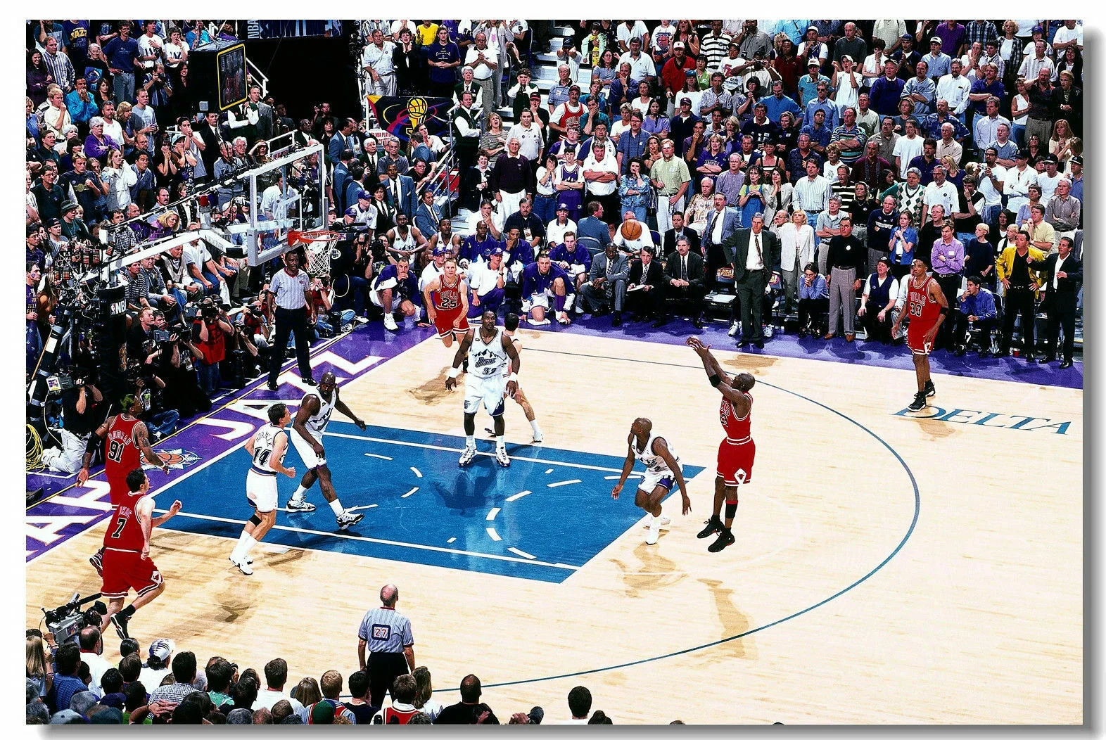 Майкл Джордан Баскетбол дизайн со звездами пленки большой размер принтованный