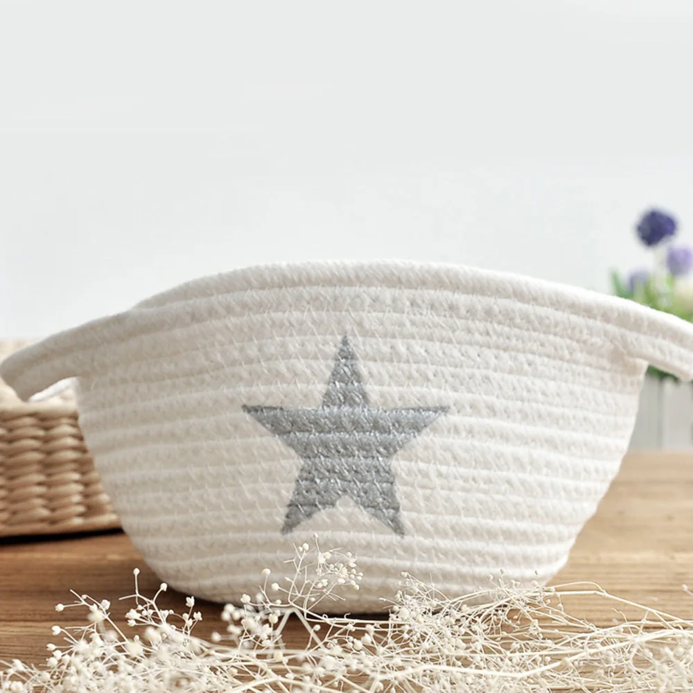 Новые нордические льняные корзины для хранения складной органайзер детской