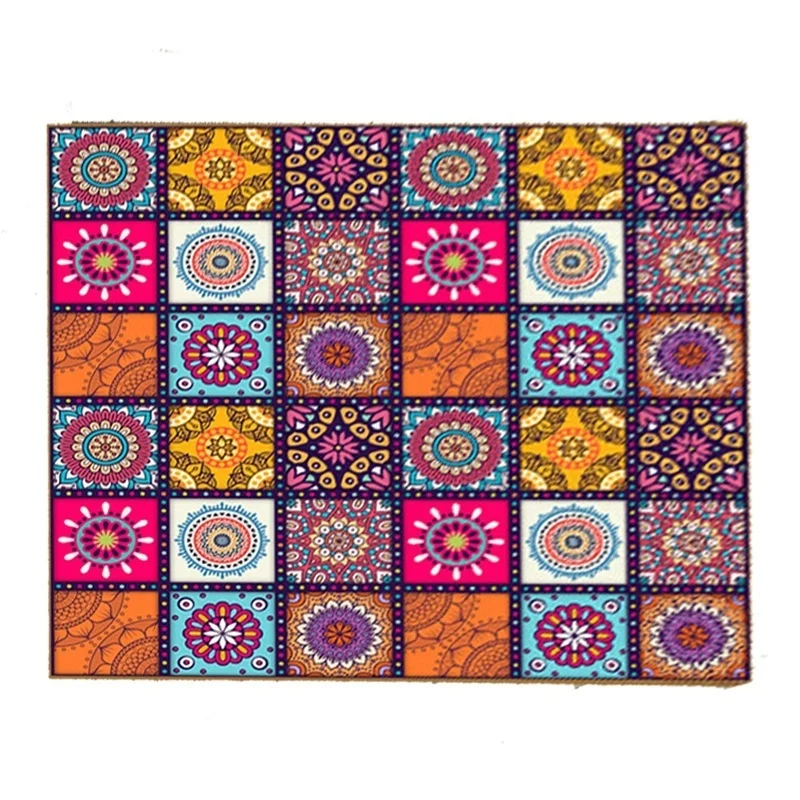 Богемный нескользящий коврик для входной двери водопоглощающий ванной комнаты