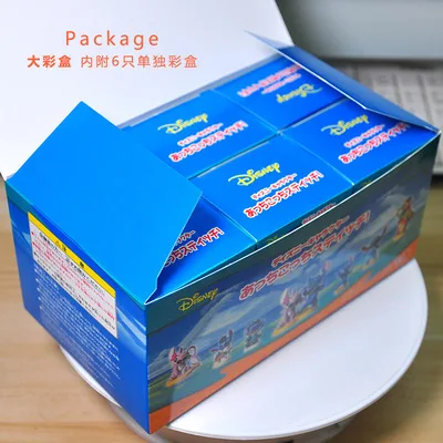 

1pcs Blind box Disney Anime Cartoon Lilo & Stitch Angel Kawaii Mini PVC Figure Q Verison Dolls Toys