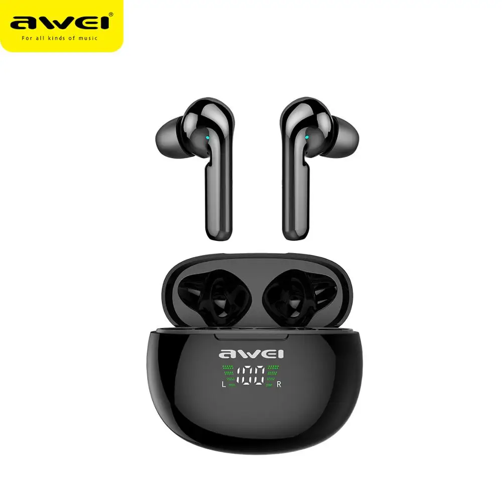 AWEI T15P TWS наушники Bluetooth беспроводные с сенсорным управлением Игровые