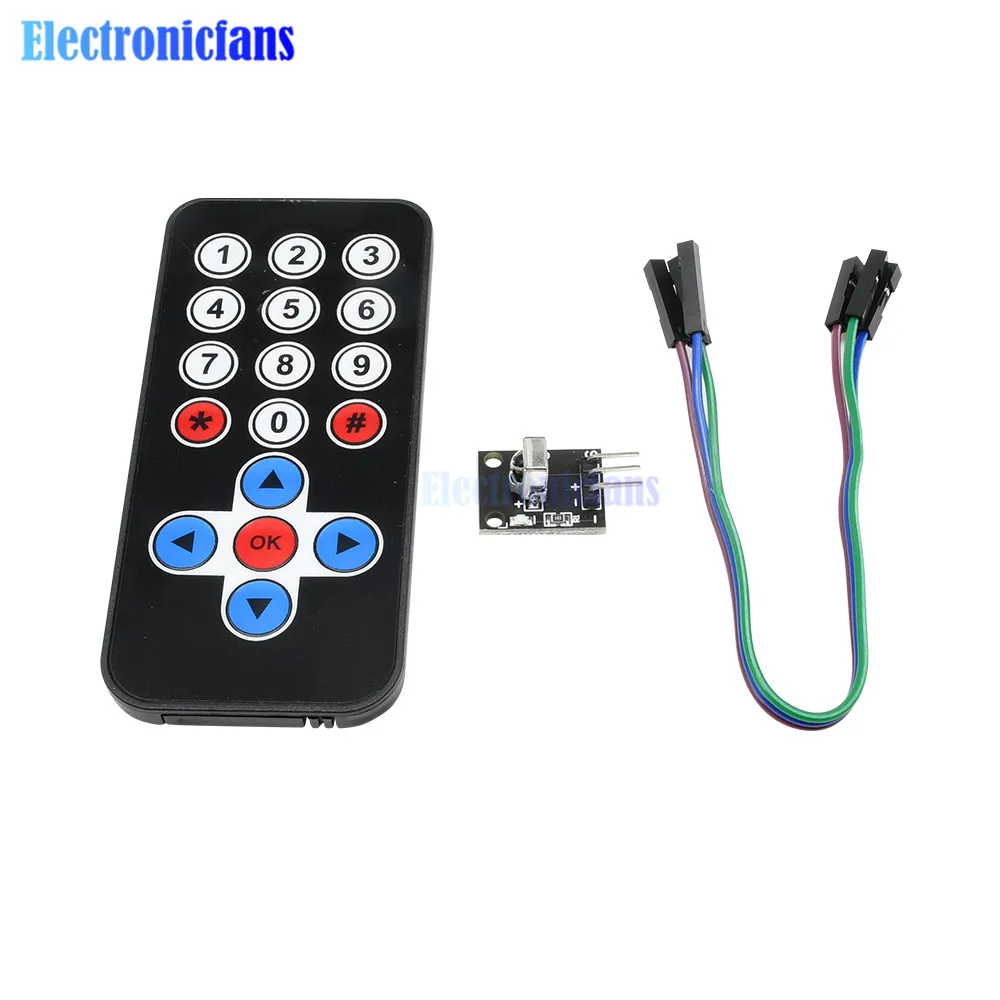 Инфракрасный пульт дистанционного управления ИК приемник модуль DIY Kit HX1838 для