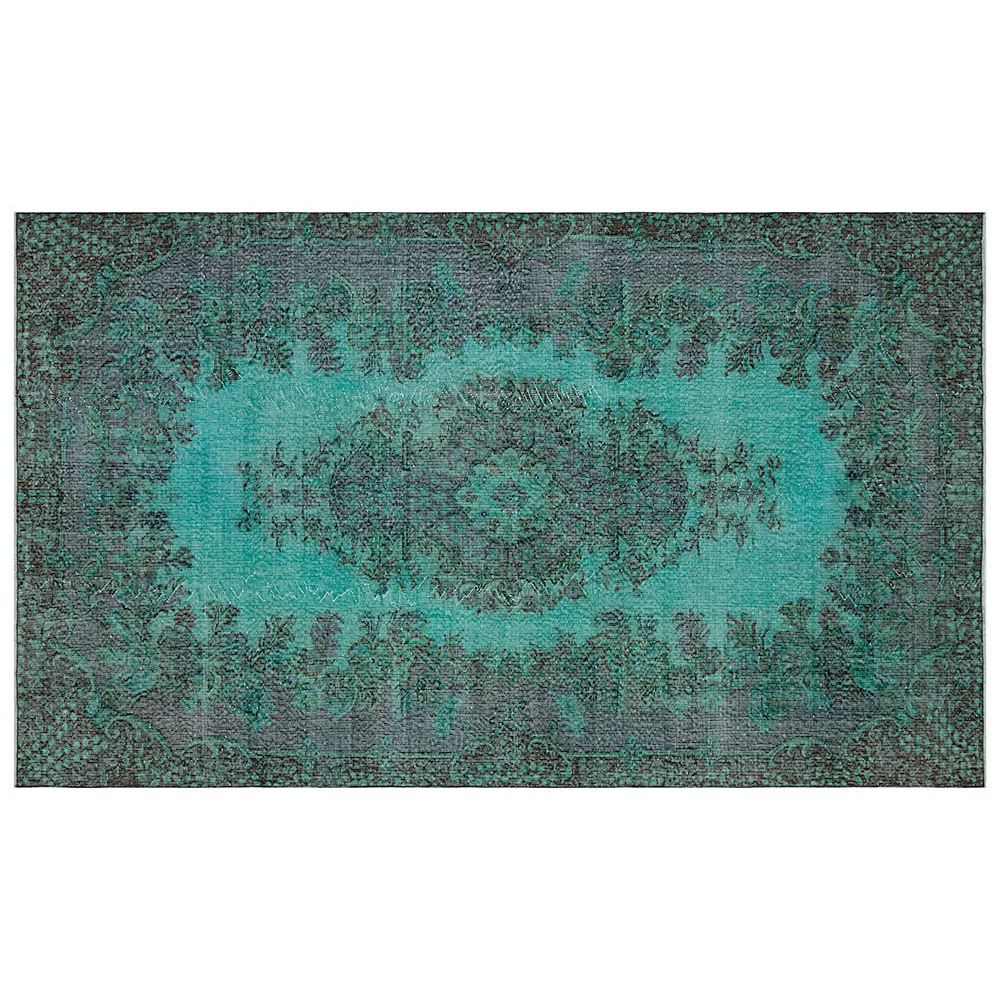 

2101 - Excellent Turkish Traditional floral design Real handmade Wool Rug, Unique Area Rug Livingroom Bedroom Kitchen Rug,