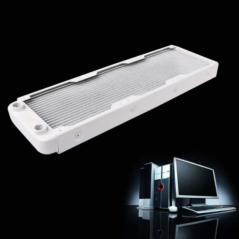 

360mm Aluminum Computer Radiator Water Cooler 18 Tube CPU Heat Sink Exchanger Dropshipping