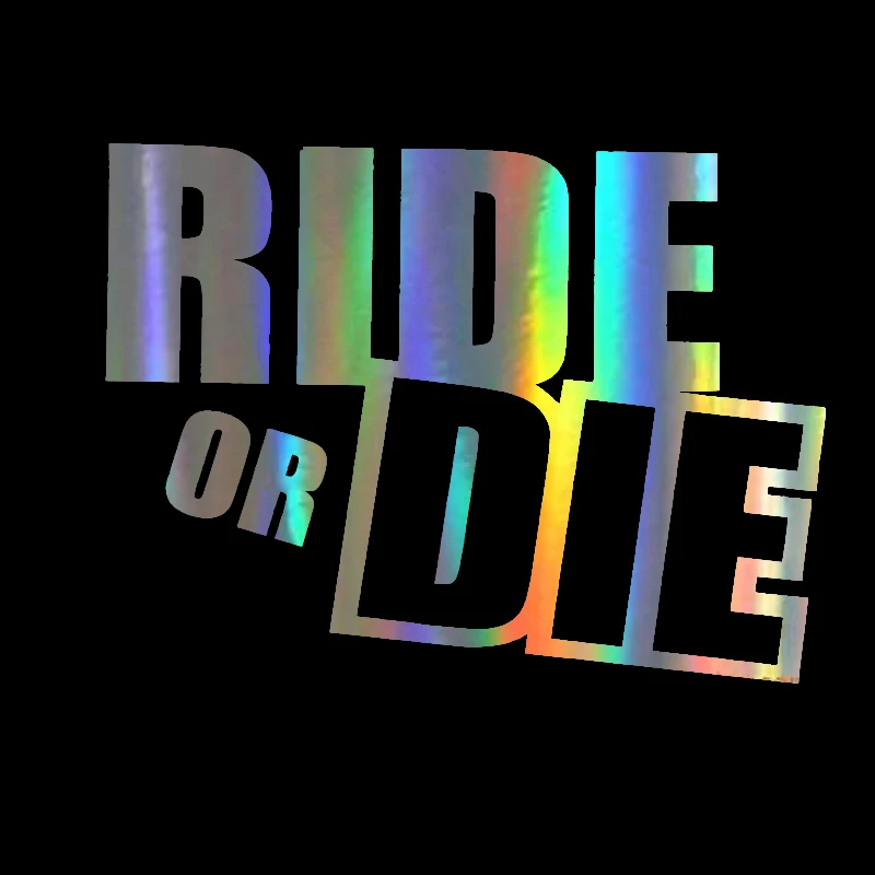 

RIDE OR DIE jdm sticker Car Stickers and Decals Creative Funny Carbon Fiber 3D Stickers On Car Auto Stickers
