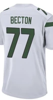 customized stitch for men women kid youth mekhi becton white black green american football jersey t shirt