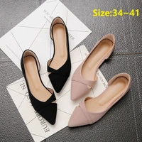 fashion casual flat shoes ladies new summer breathable comfortable soft soled shoes pointed toe shallow flat women shoes