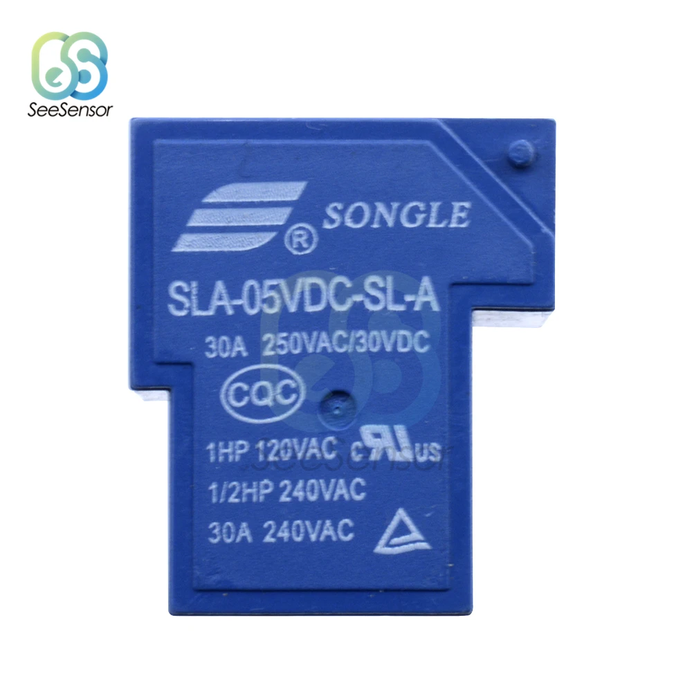Реле мощности SLA-05VDC-SL-A SLA-12VDC-SL-A 5В 12В 24В 30А 240В 5PIN T90 | Обустройство дома