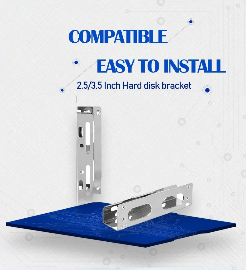 UTHAI G23 2,5 дюйма 3,5 дюйма HDD кронштейн флоппи адаптер жесткий диск Caddy bay для SSD M.2 HDD держатель оцинкованный