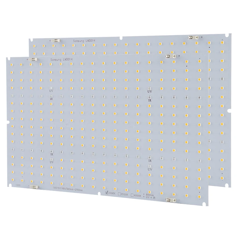 

2pcs/pack 120W QB288 V3 quantum led grow lamp board full spectrum LM301H 3000K 3500K 4000K mix 660nm UV IR