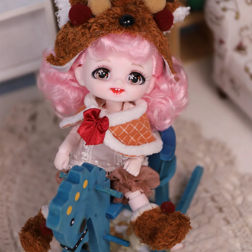 

DBS DREAM FAIRY Doll 1/8 BJD anime girls Name by Pokect mechanical joint Body With makeup ob11 SD