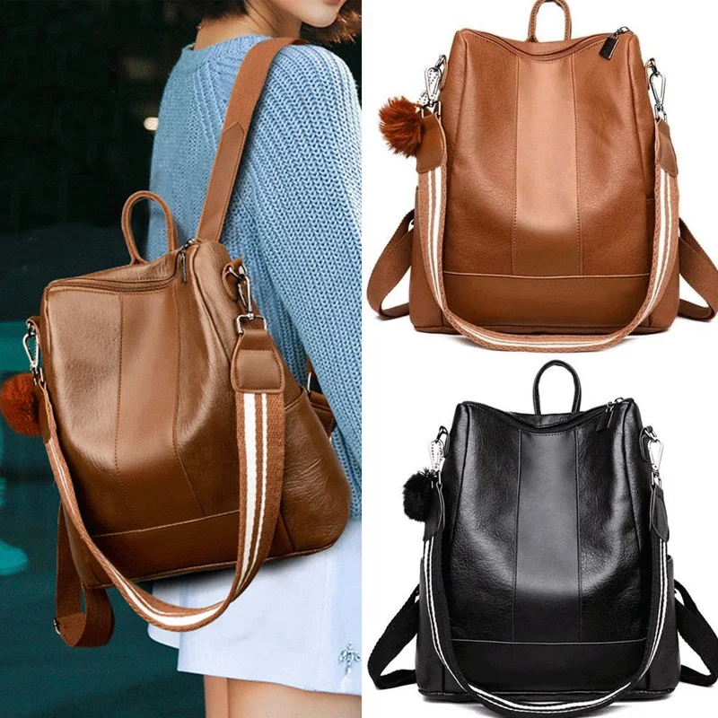 

2020 HOT Fashion Women Backpack High Quality PU Leather Backpacks for Teenage Girls Female School Shoulder Bag Bagpack mochila