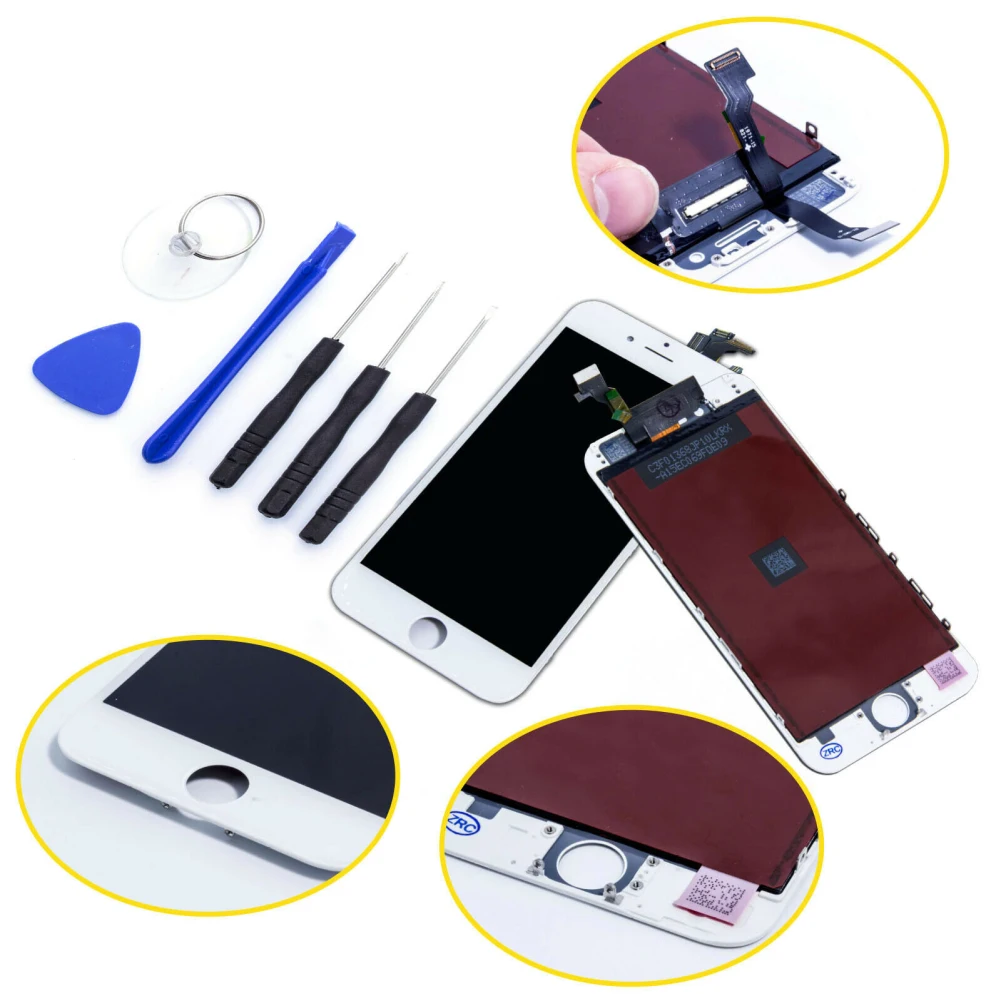 Полный ЖК-дисплей кодирующий преобразователь сенсорного экрана в сборе Замена