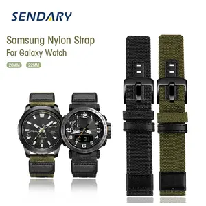 Sport Nyloy Watch Band for Huawei Gt 2 2e 2Pro 46mm 22MM Loop Strap for Samsung Gear S3/42mm/ Active 2 20MM Bracelet