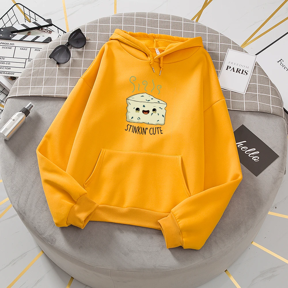 Vetement Femme Hoody Large Size Sweetshirt Hoodies Cute Hoodies Korean Women Teen Ladies Hood Womens Sweatshirts with Drawstring