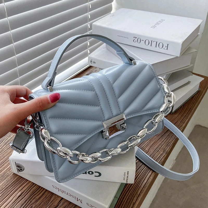 

2021 Candy Color Crossbody Bag for Women Fashion Sac A Main Female Shoulder Bag Female Handbags and Purses with Handle 7 Colour