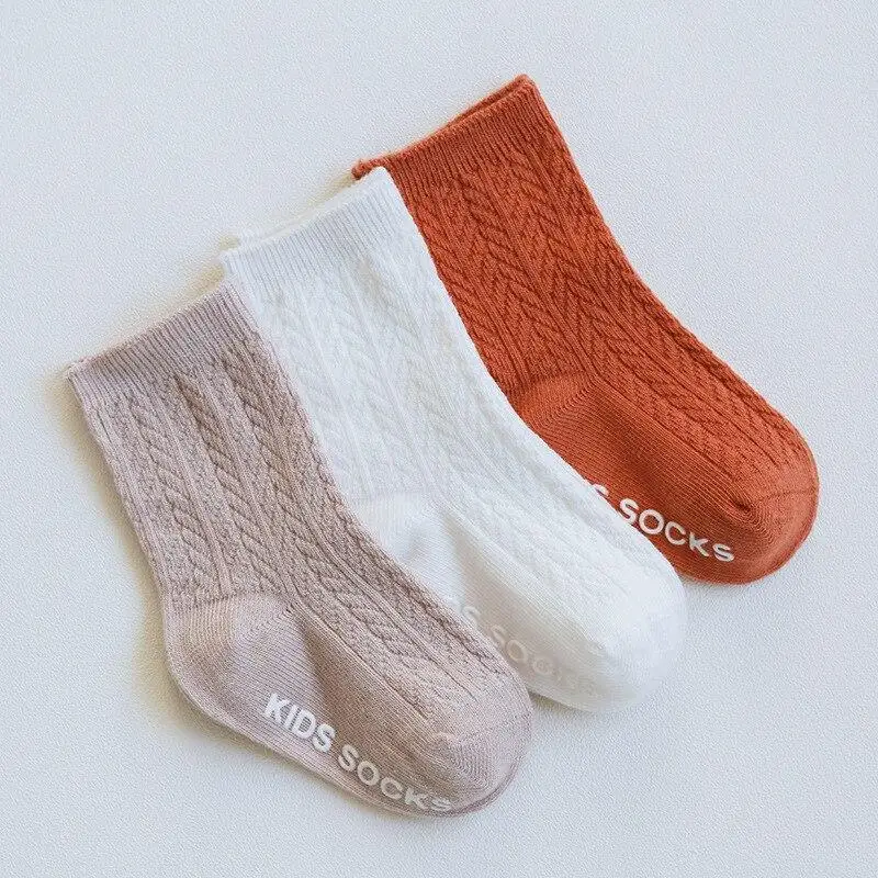 

3 Pairs Infant Baby Socks Spring Autumn Winter Kids Socks Girls Cotton Newborn Boy Toddler Socks Children Clothes Accessories