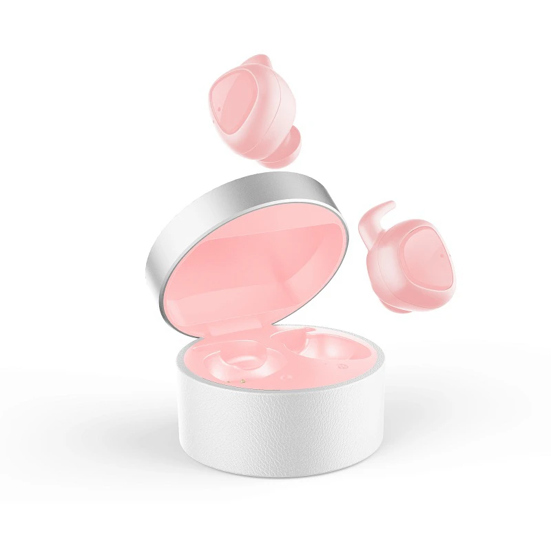 Мини наушники вкладыши беспроводные Bluetooth невидимые гарнитура со стереозвуком и