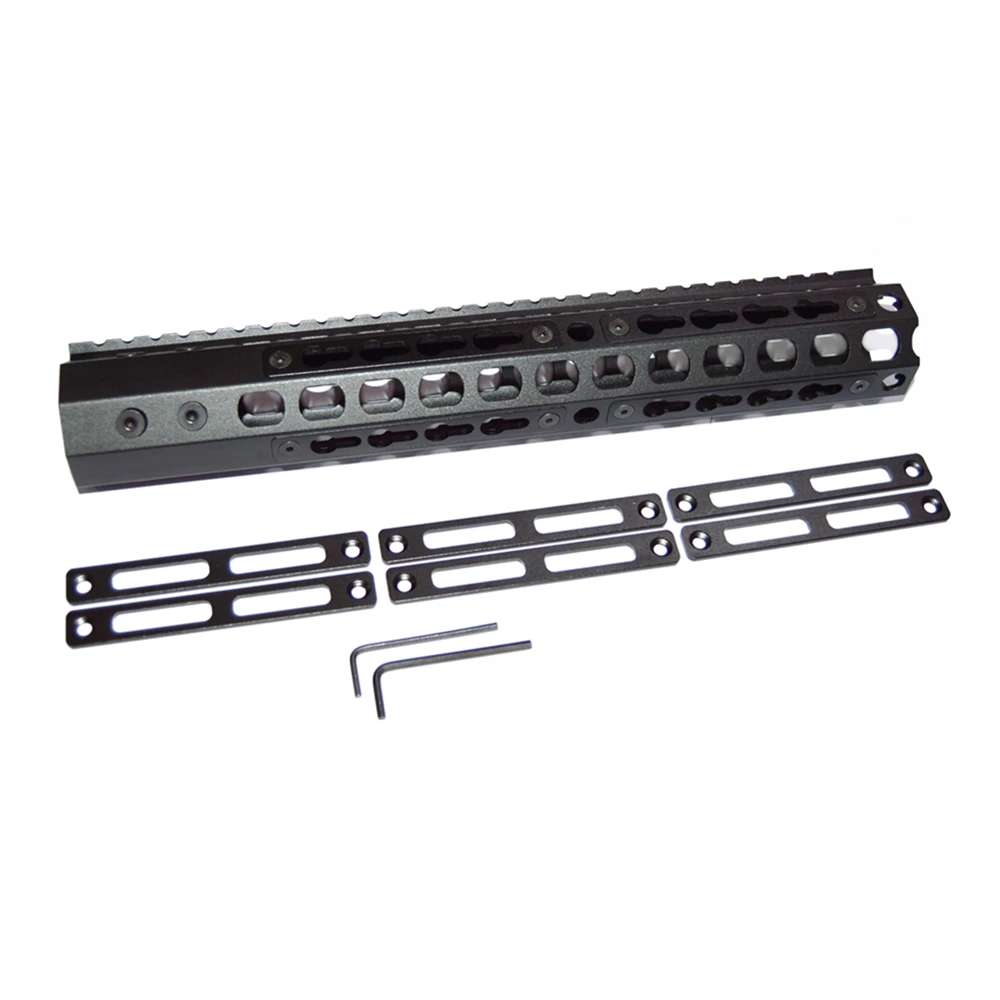 " 12" дюймов AR15 поплавок Keymod MLOK Handguard Пикатинни для охоты Тактический M4 M16 прицел Крепление