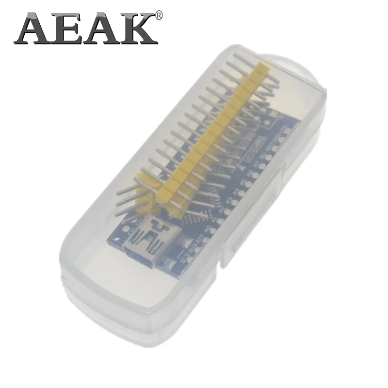 AEAK Nano Mini USB с Загрузчиком совместимый Nano 3,0 контроллер CH340 USB драйвер 16 МГц Nano v3.0 такой же, как ATMEGA328P