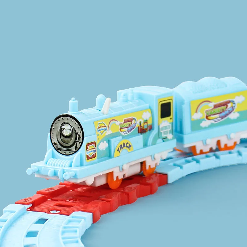 

Конструктор рельсовый большой размер, креативный трек, аксессуары для сборки, игрушки для детей, совместимый набор поездов