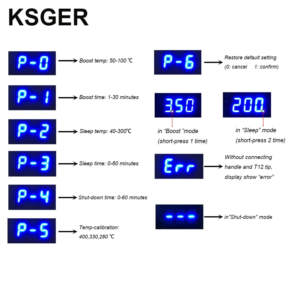 KSGER T12 паяльная станция STM32 Цифровая Электрическая с ручкой 9501 сварочные