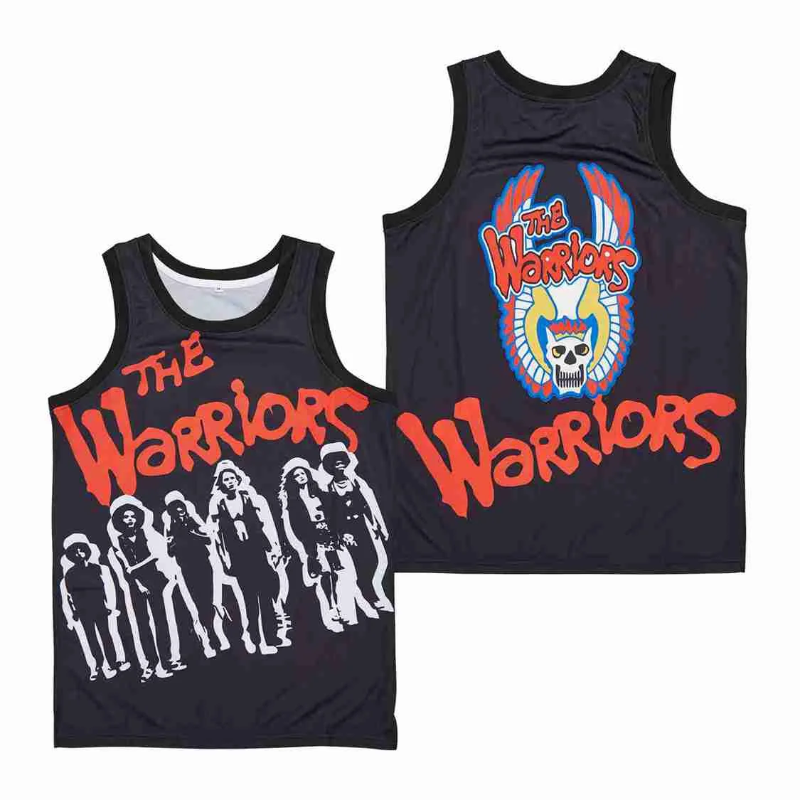 

BG basketball jersey THE WARRIORS CONEY ISLAND RETRO Jerseys Embroidery sewing Outdoor sportswear Hip-hop summer black 2022